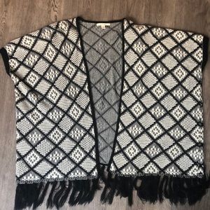 S/M sweater poncho